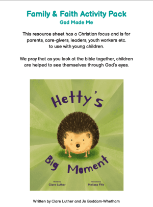Family & Faith Activity Pack - Hetty