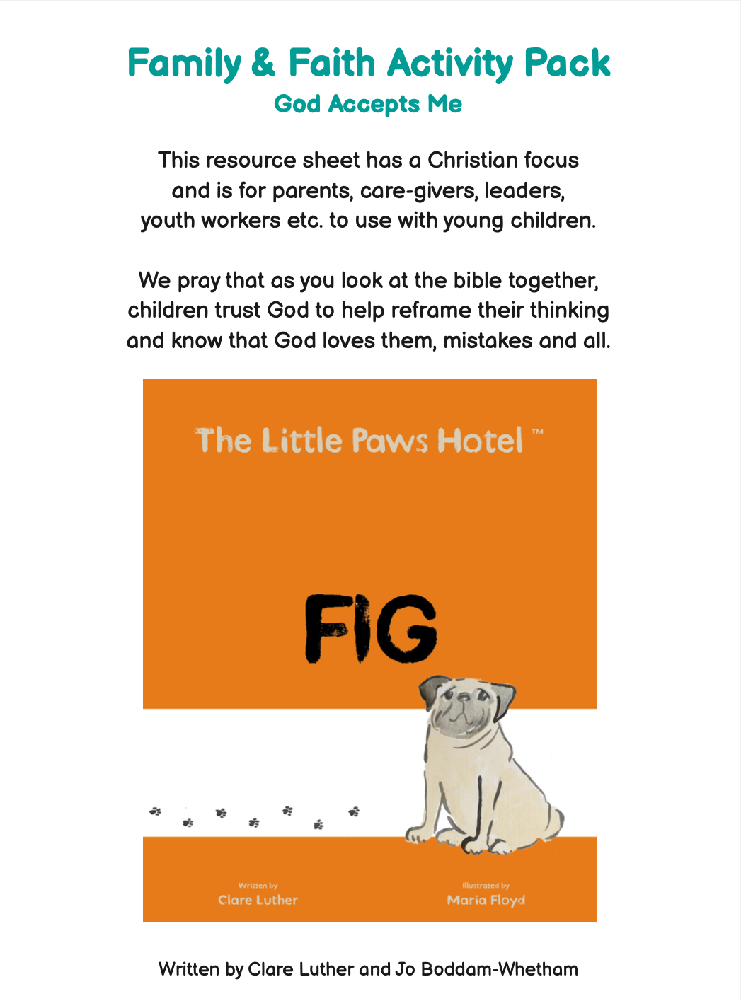 Family & Faith Activity Pack - Fig